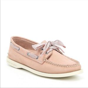 Sperry X J.Crew Pink boat shoes - size 9